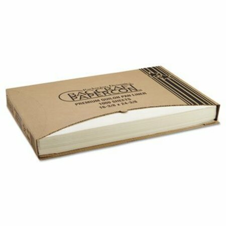 BAGCRAFT Grease-Proof Quilon Pan Liners, 16 3/8 X 24 3/8, White, 1000PK 030001